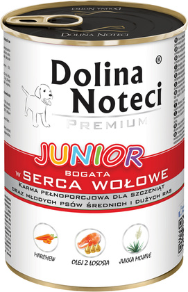 DNP JUNIOR BOGATA W SERCA WOŁOWE 400g