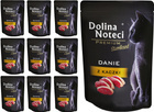 DOLINA NOTECI PREMIUM MOKRA KARMA DLA KOTÓW STERYLIZOWANYCH DANIE Z KACZKI ZESTAW 10x85g