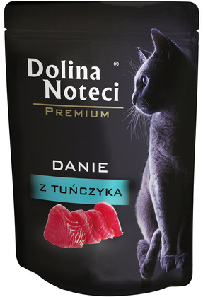 DOLINA NOTECI PREMIUM MOKRA KARMA DLA KOTA DANIE Z TUŃCZYKA 85g