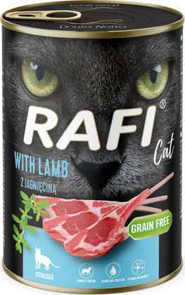Mokra karma dla kota Rafi Cat Adult MIX SMAKÓW 24X400G
