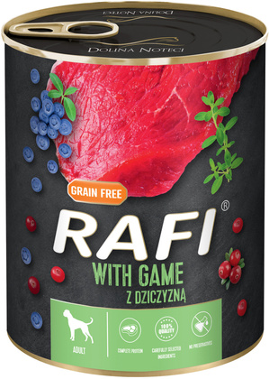 Mokra karma dla psa Rafi MIX SMAKÓW 8x800g