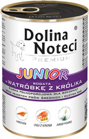  DNP JUNIOR BOGATA W WĄTRÓBKĘ Z KRÓLIKA 400g