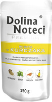 Mokra karma dla psa Dolina Noteci Premium bogata w kurczaka saszetka 150 g